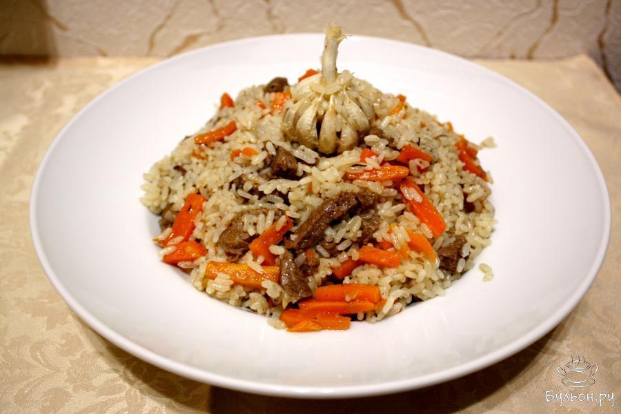 Плов из говядины в мультиварке