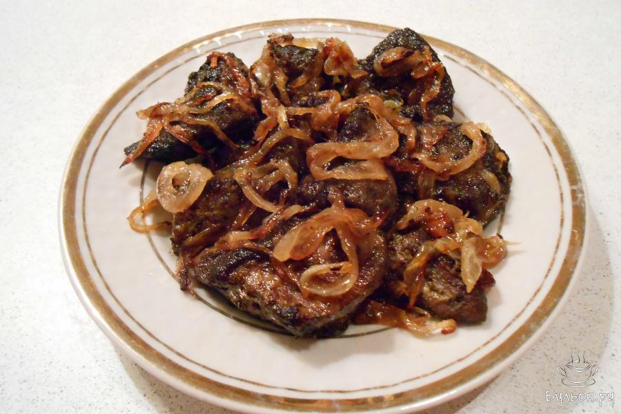 Свиная печень по-деревенски