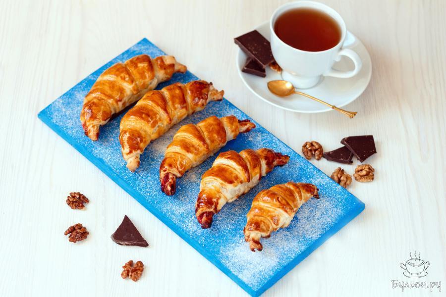 Круассаны из слоеного теста