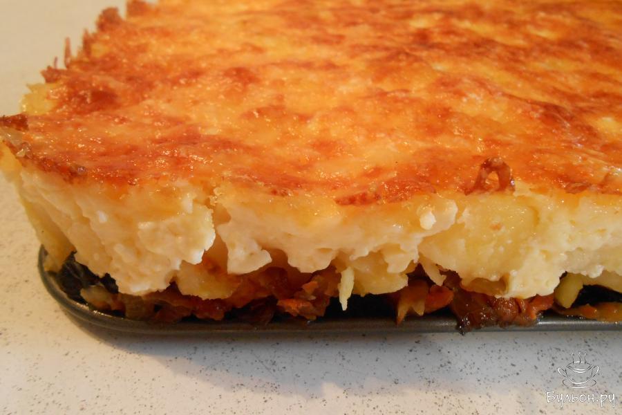 Грибы под шубой в духовке