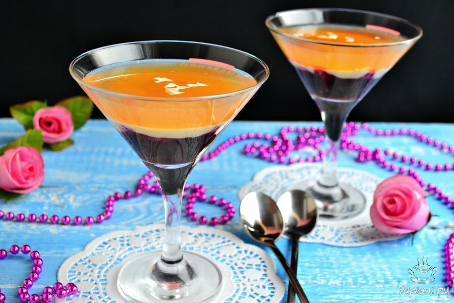 Напиток из черной смородины со сгущенкой