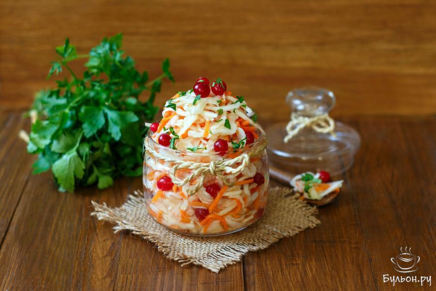 Капуста маринованная быстрого приготовления