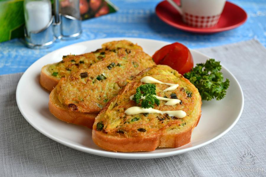 Гренки с картофелем