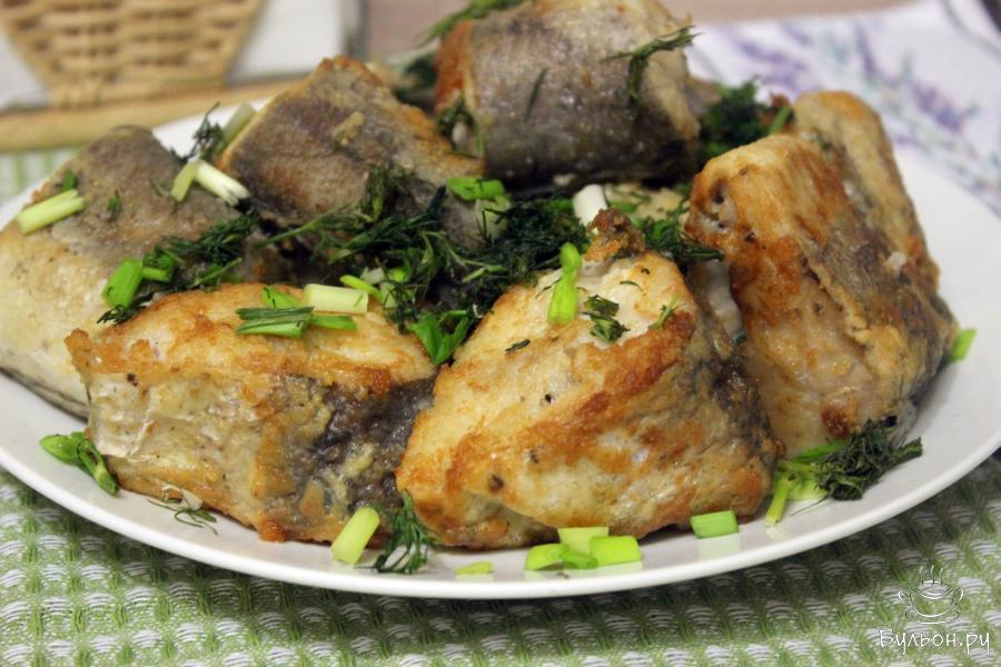 Жареный хек