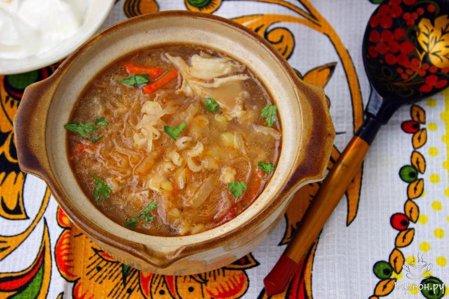 Щи сельские с перловкой