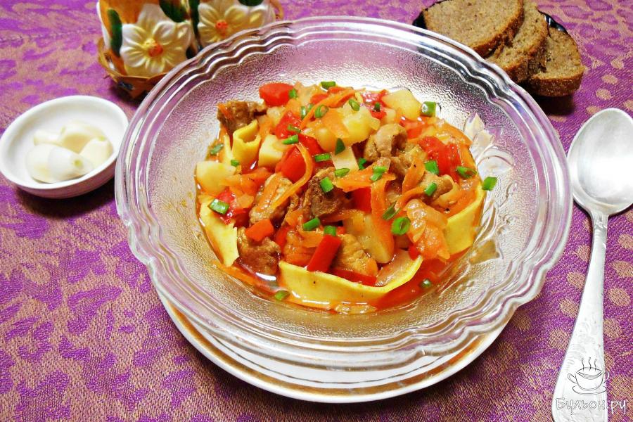 Лагман со свининой