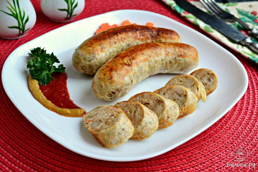 Куриные колбаски