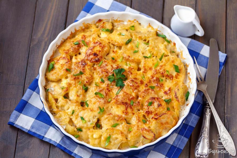 Картофельный гратен
