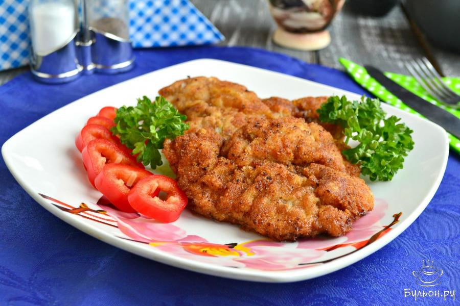 Венский шницель из свинины