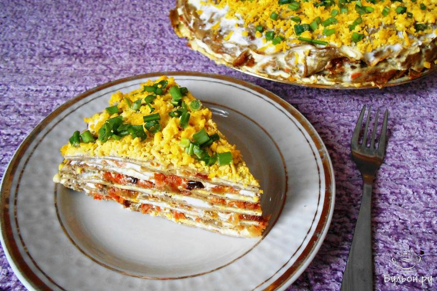 Печеночный торт