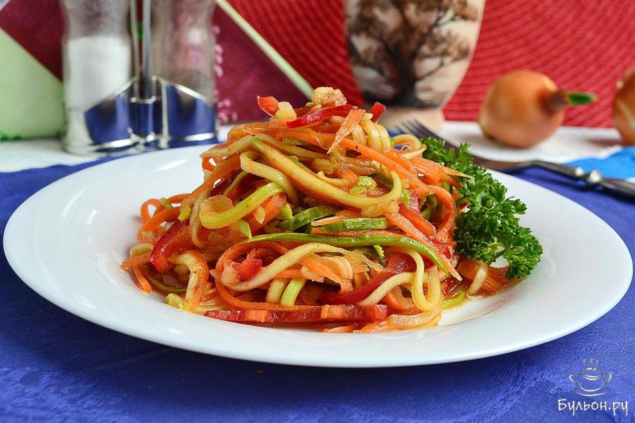 Овощной салат по-корейски