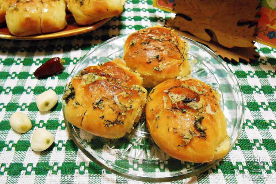 Украинские пампушки с чесноком