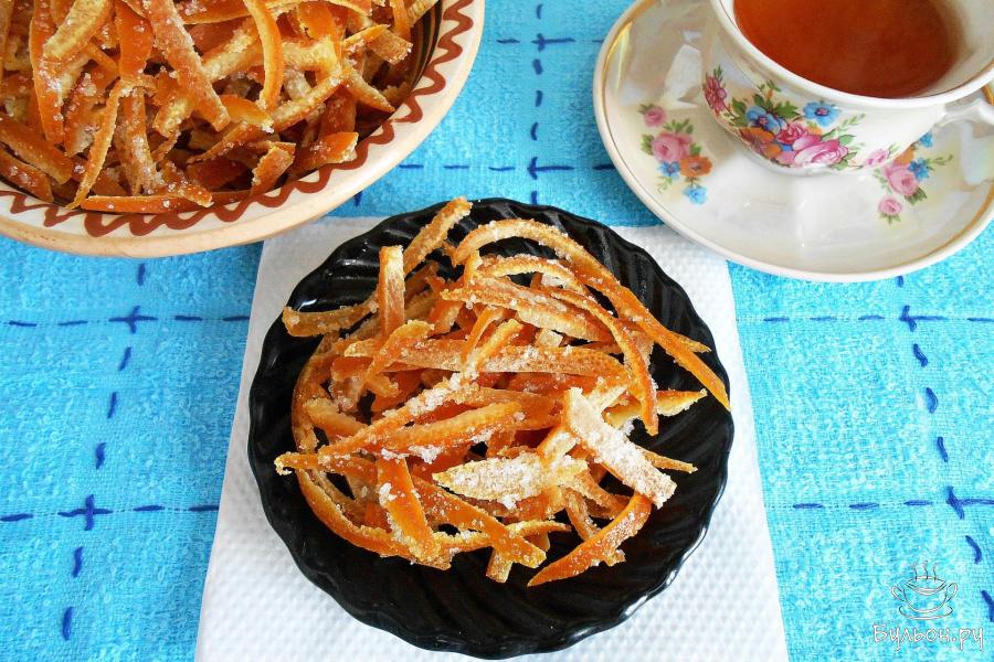 Цукаты из апельсиновых корок