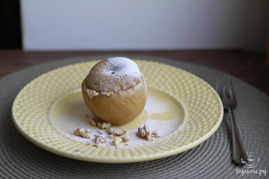 Яблоки запеченные с творогом