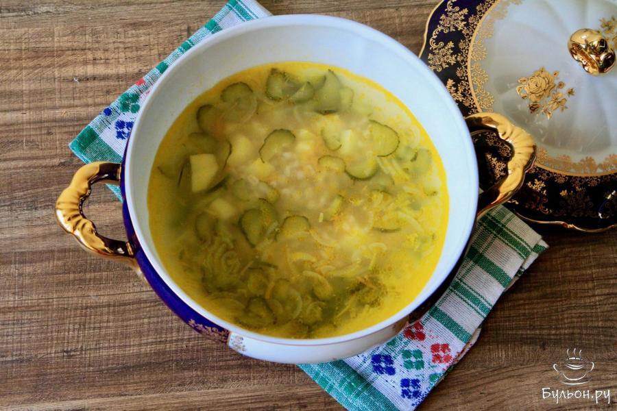 Рассольник постный