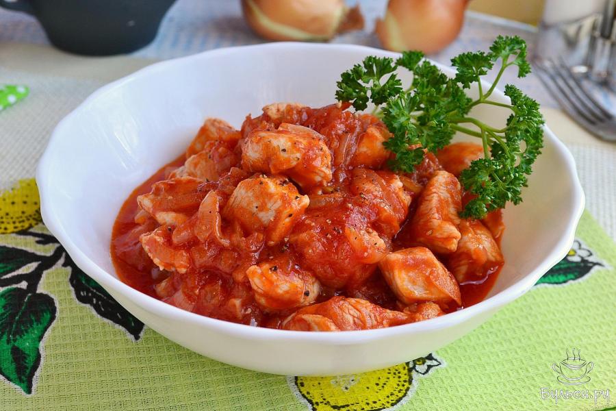 Теплый салат Шашлычный