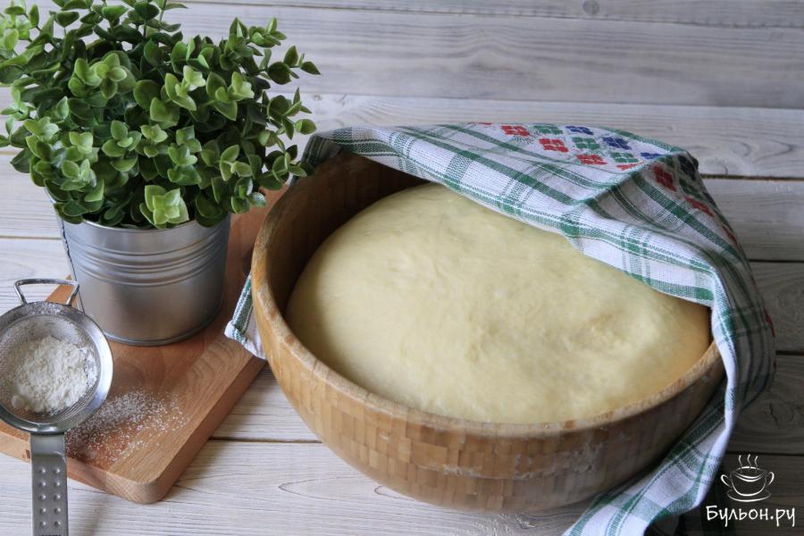 Сдобное дрожжевое тесто на кефире