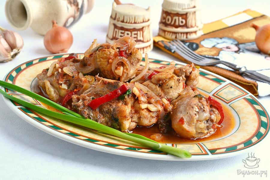 Чахохбили с белым вином