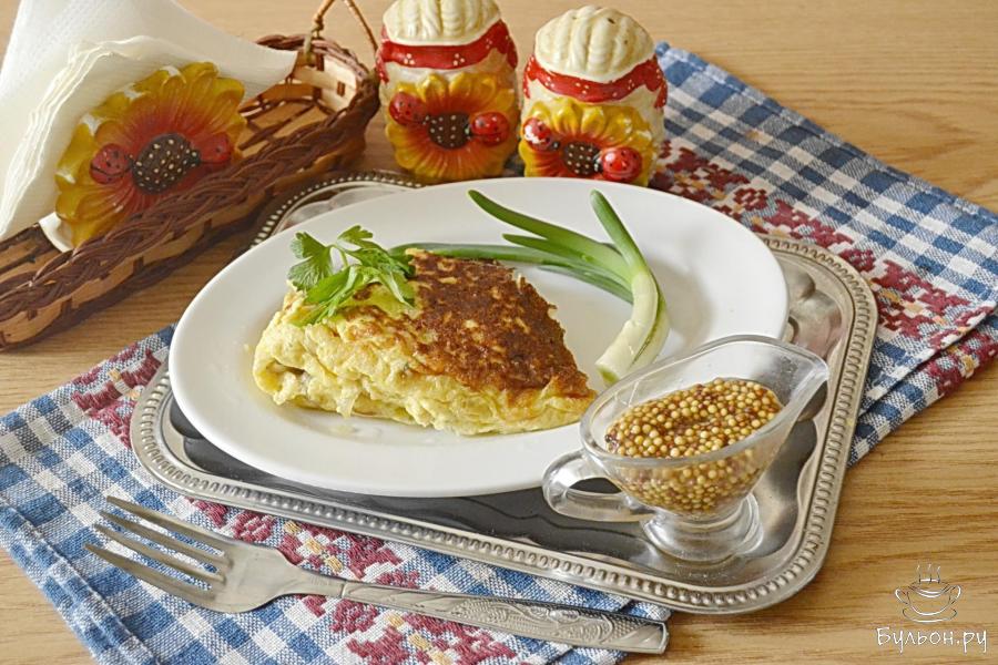 Омлет с грибами в мультиварке