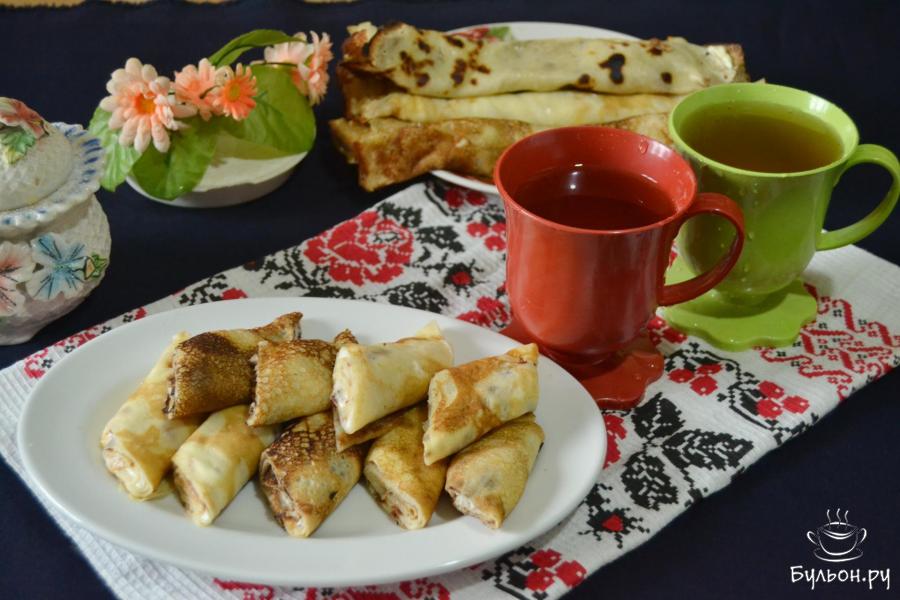 Блинчики с творожной массой