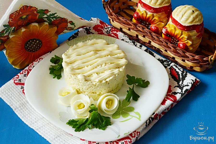 Салат из плавленных сырков