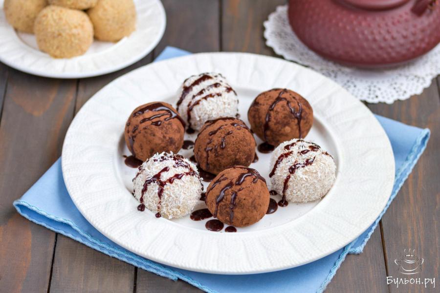 Творожные шарики с бананом