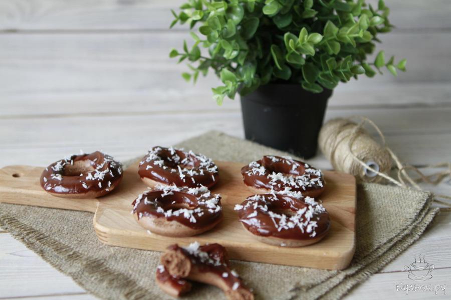 Шоколадные пончики в духовке
