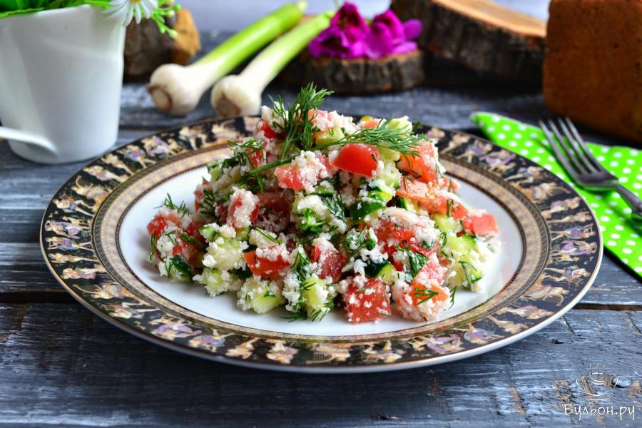 Салат Табуле с цветной капустой