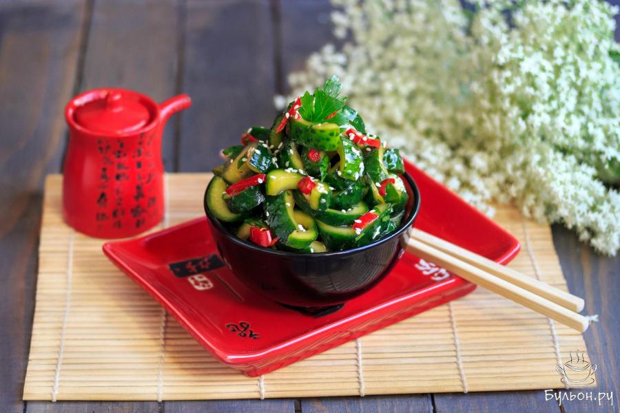 "Битые" огурцы по-китайски