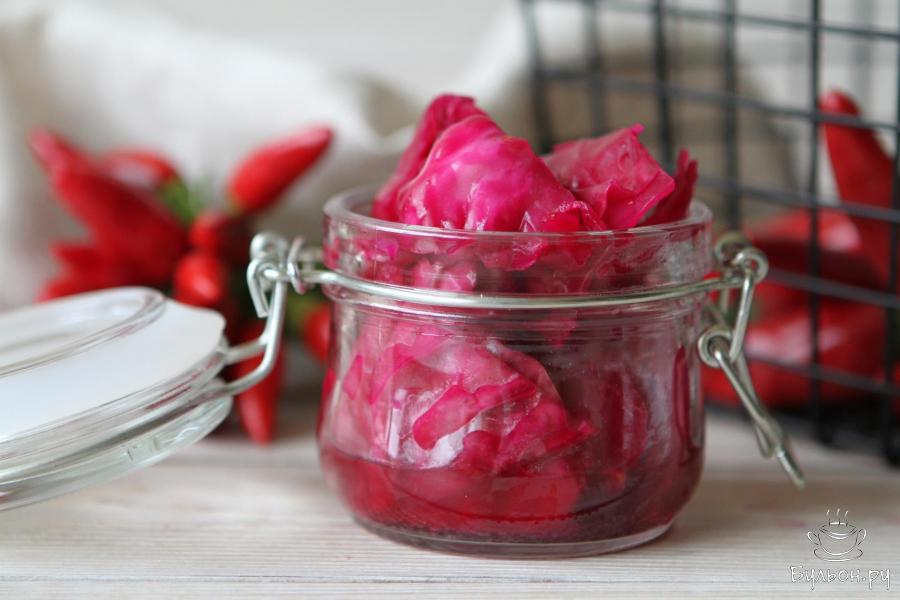 Острая капуста со свеклой по-кавказски