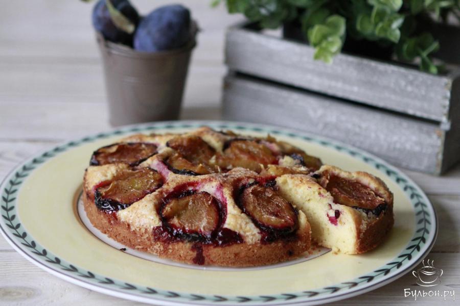 Сливовый пирог по рецепту из газеты "Нью-Йорк Таймс"