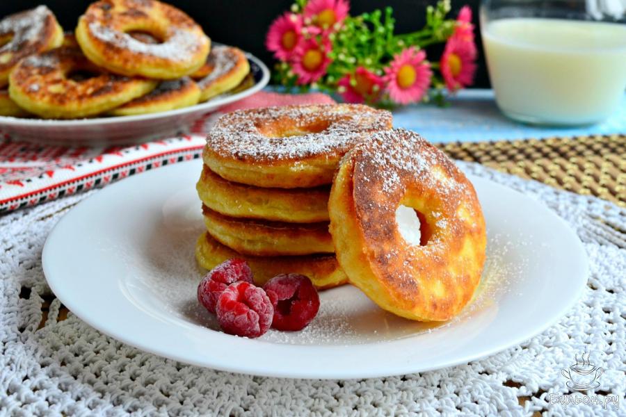 Творожные пончики