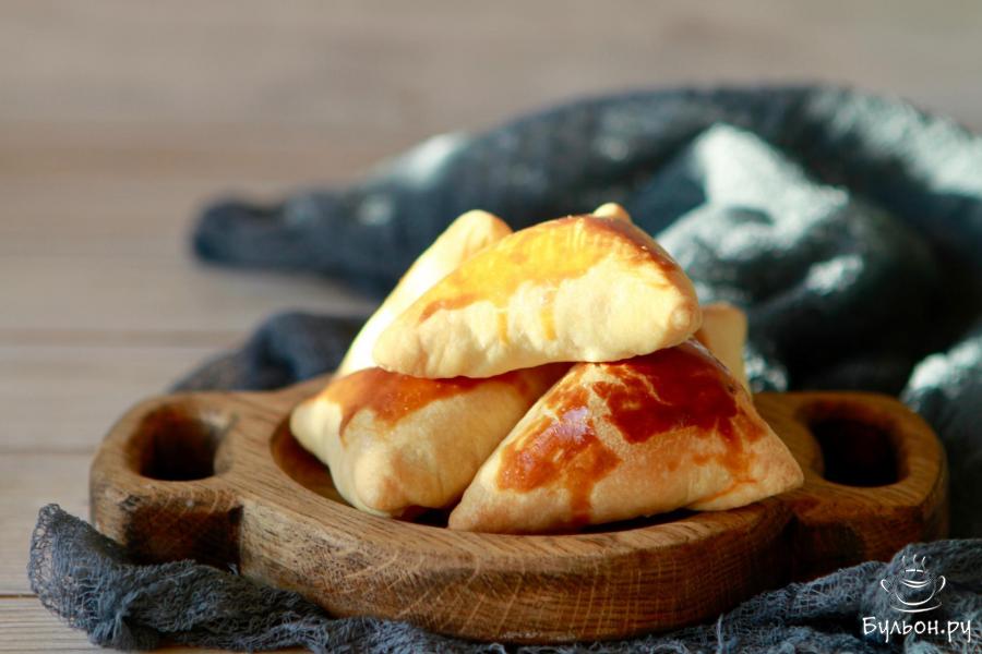 Самса из слоеного теста с тыквой