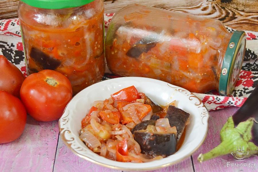 Соте из баклажанов