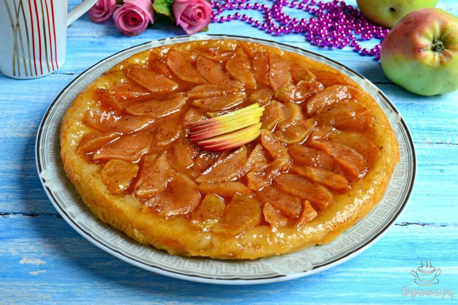 Французский тарт Татен с яблоками