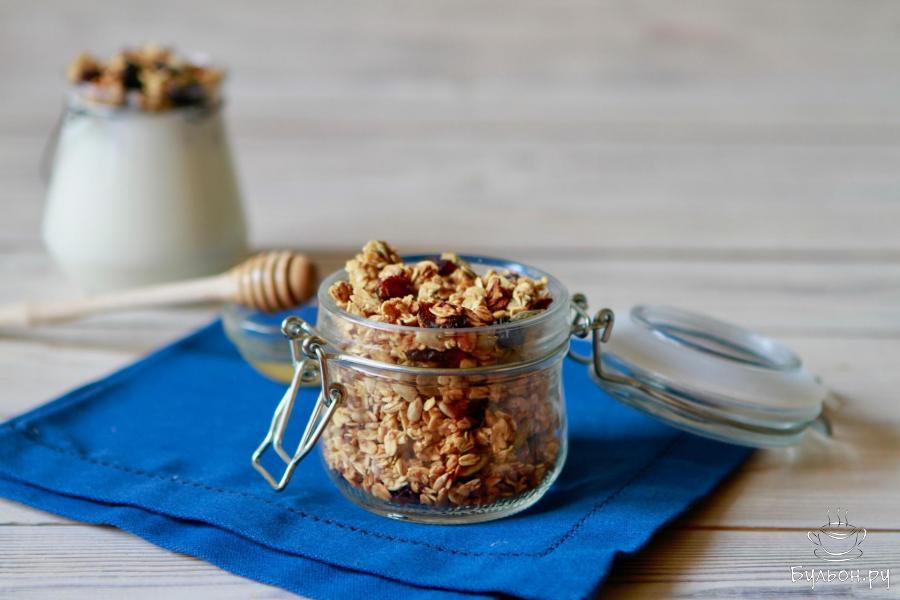 Гранола на сковороде