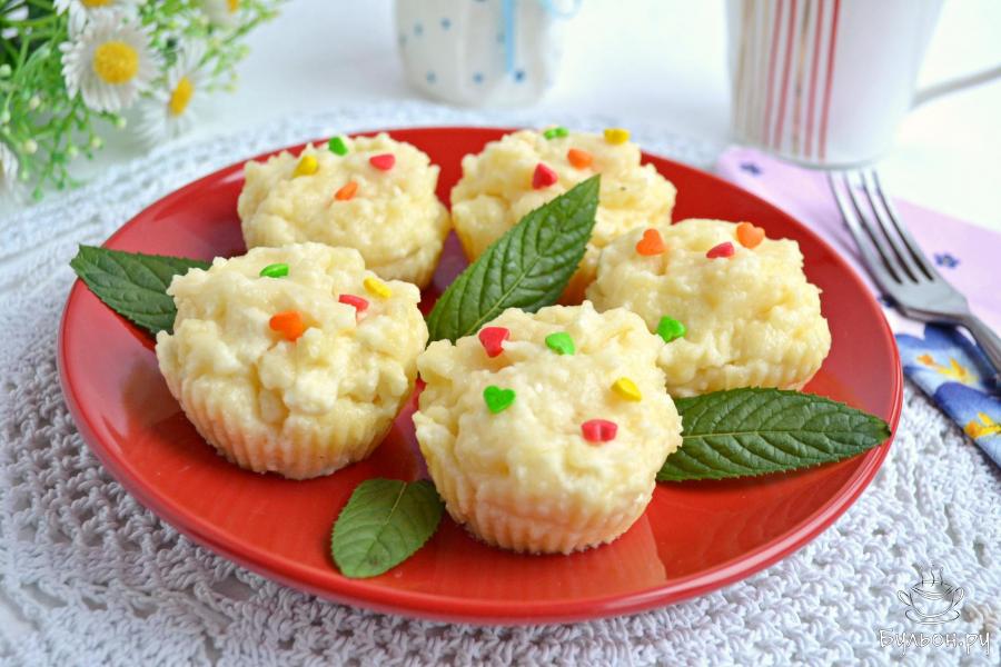 Ленивые вареники в силиконовых формочках на пару