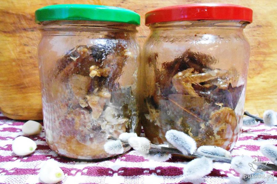 Тушенка из перепелов в духовке