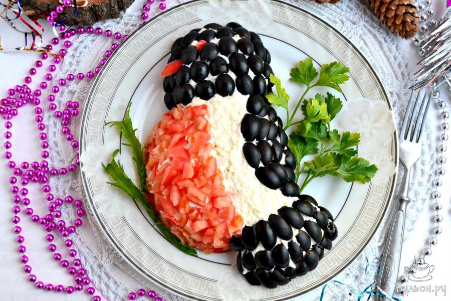 Салат "Снегирь"