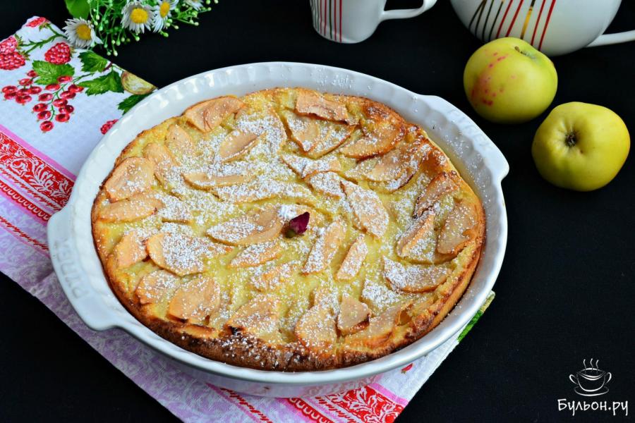 Клафути с яблоками