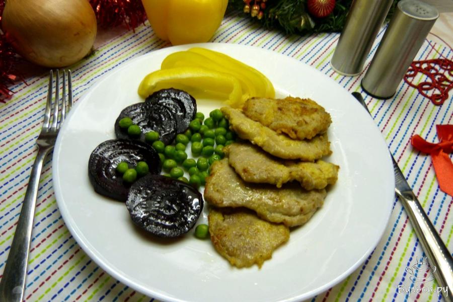 Котлеты отбивные из свинины в яйце