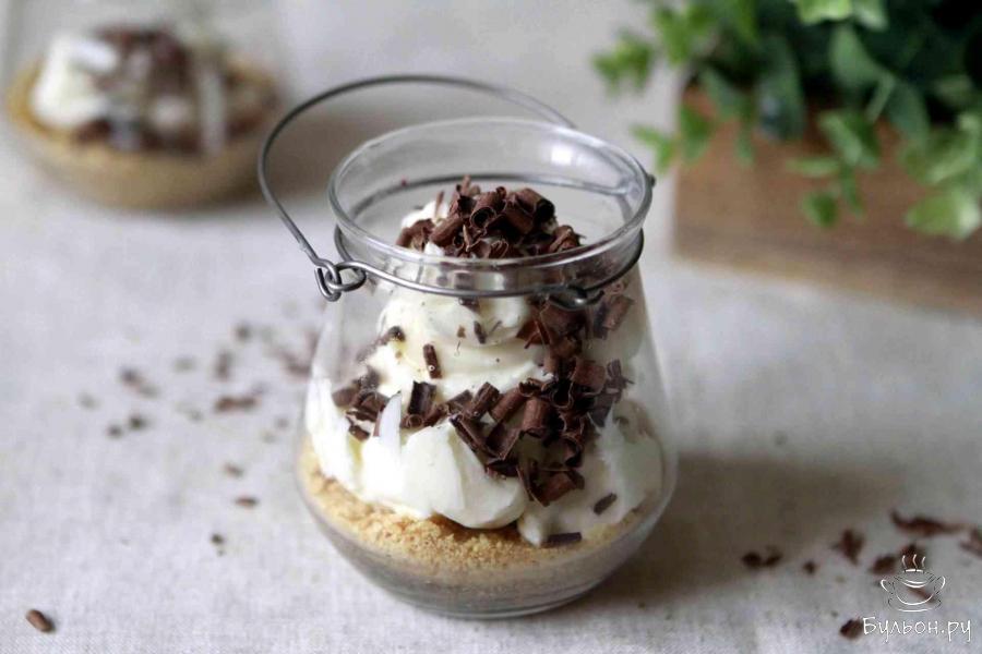 Чизкейк в стакане без выпечки