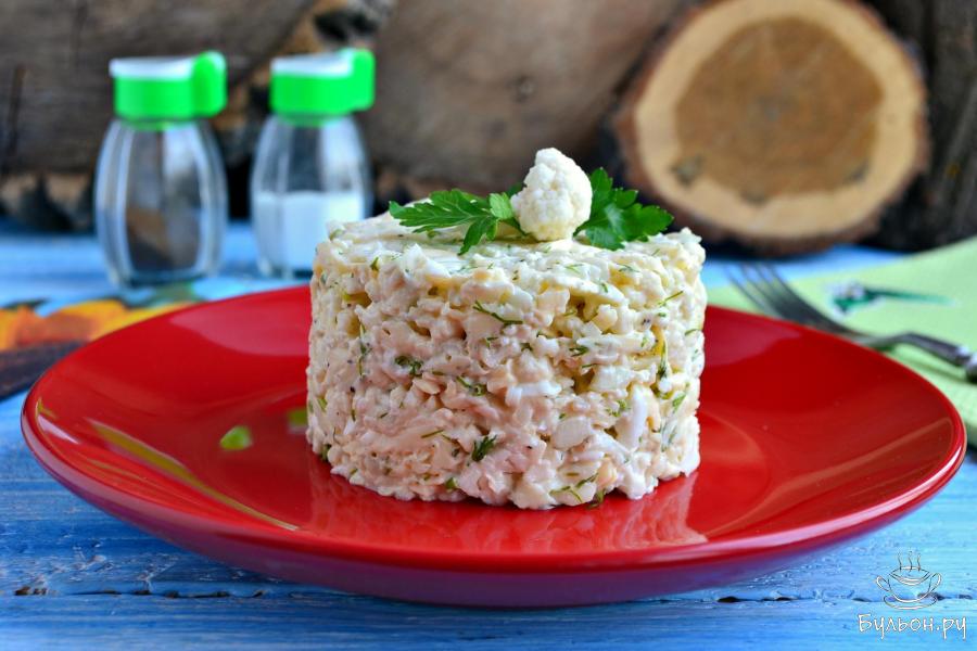 Салат из сырой цветной капусты