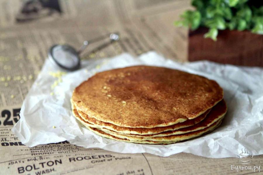 Блины пшенные дрожжевые