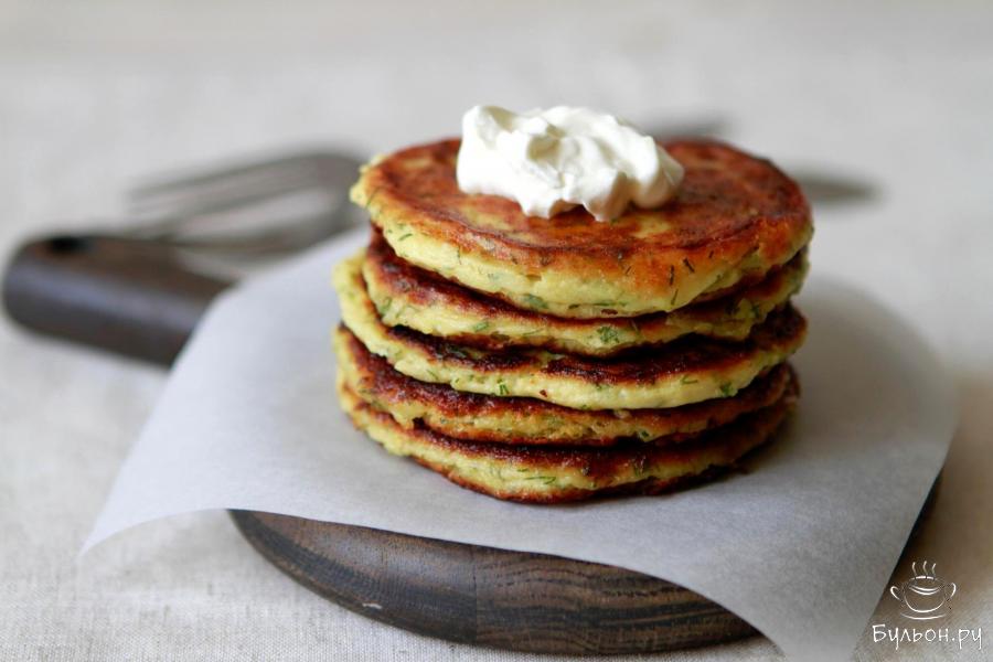 Картофельные оладьи из вареного картофеля