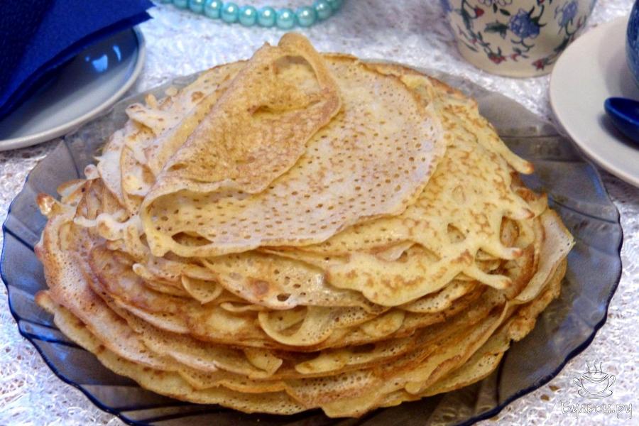 Блины "Любава" на майонезе заварные