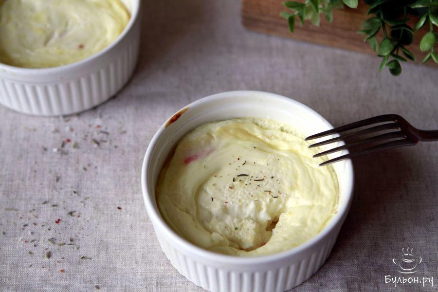 Омлет с крабовыми палочками в духовке