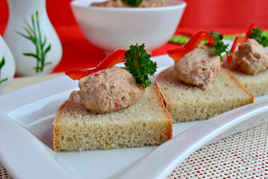 Яичный паштет по-венгерски