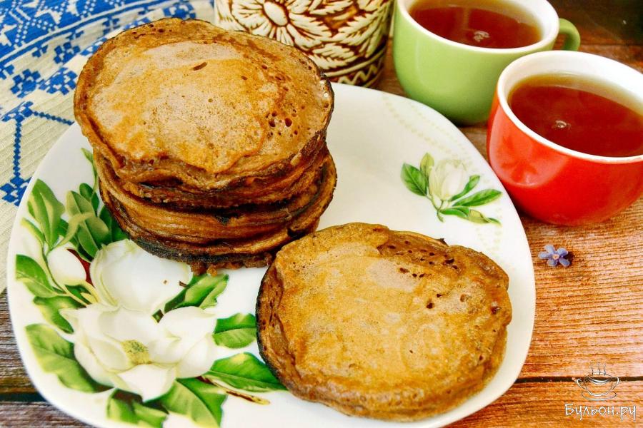 Оладьи с ореховой мукой