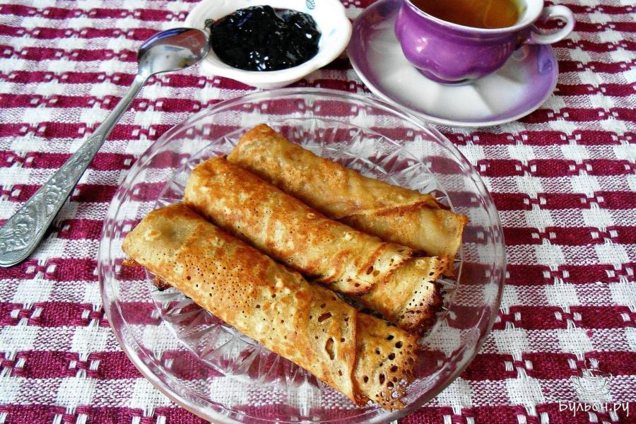 Блины на пиве и молоке